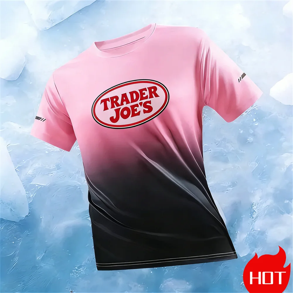 Summer Men's sport T-shirt letter pattern print T-shirt Breathable Men's T-shirt oversized t shirt for man leisure T-shirt tops