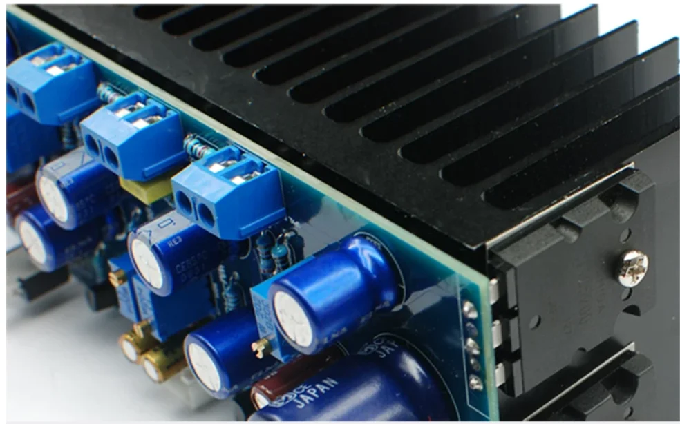 HIFI Audiophile 1969 High-Fidelity Class a Stereo 2.0 Gold-Plated 4-Transistor C5200 Warm Tone DIY Amplifier Board for Audio Ent