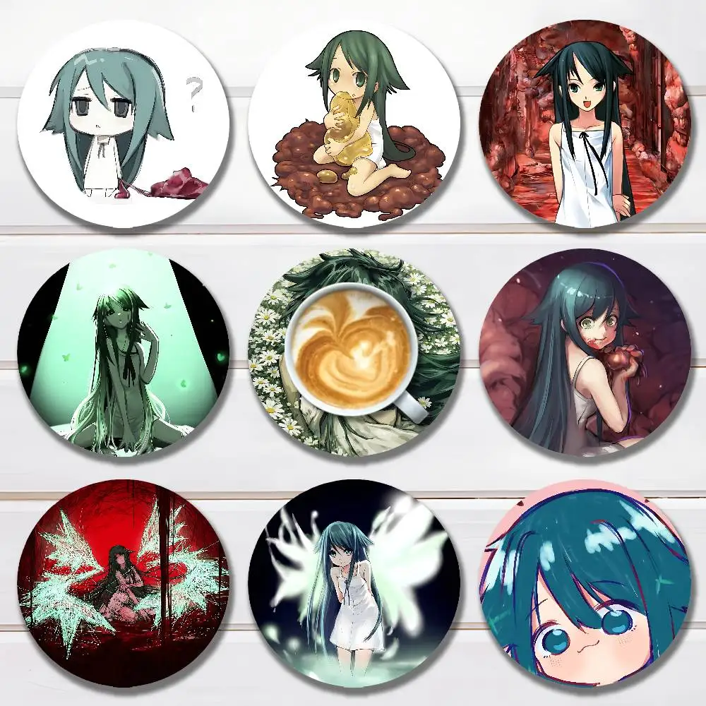 

The S-Song of S-Saya wooden anti-slip coasters suitable for home office and theme party decoration