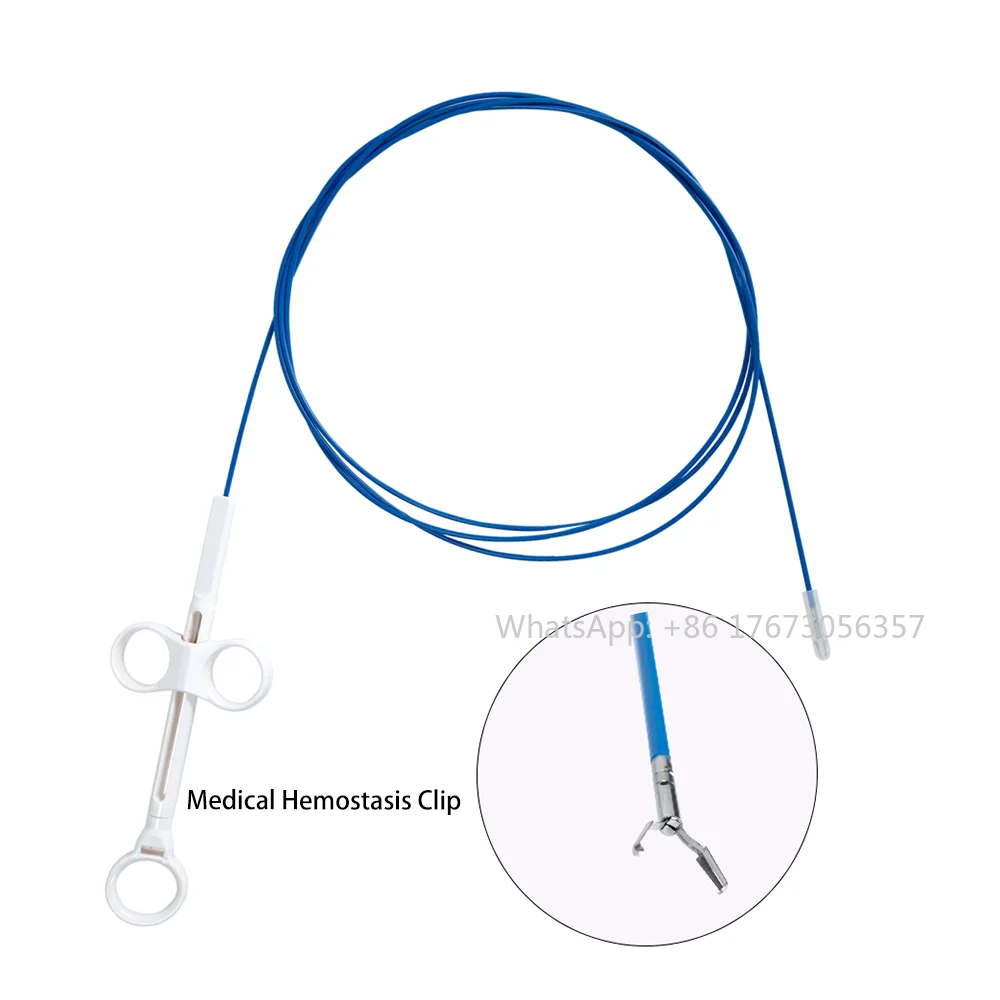 Disposable Electric Polypectomy Snare Disposable Endoscopic Rotatable Hemostic Clip 16*2300mm