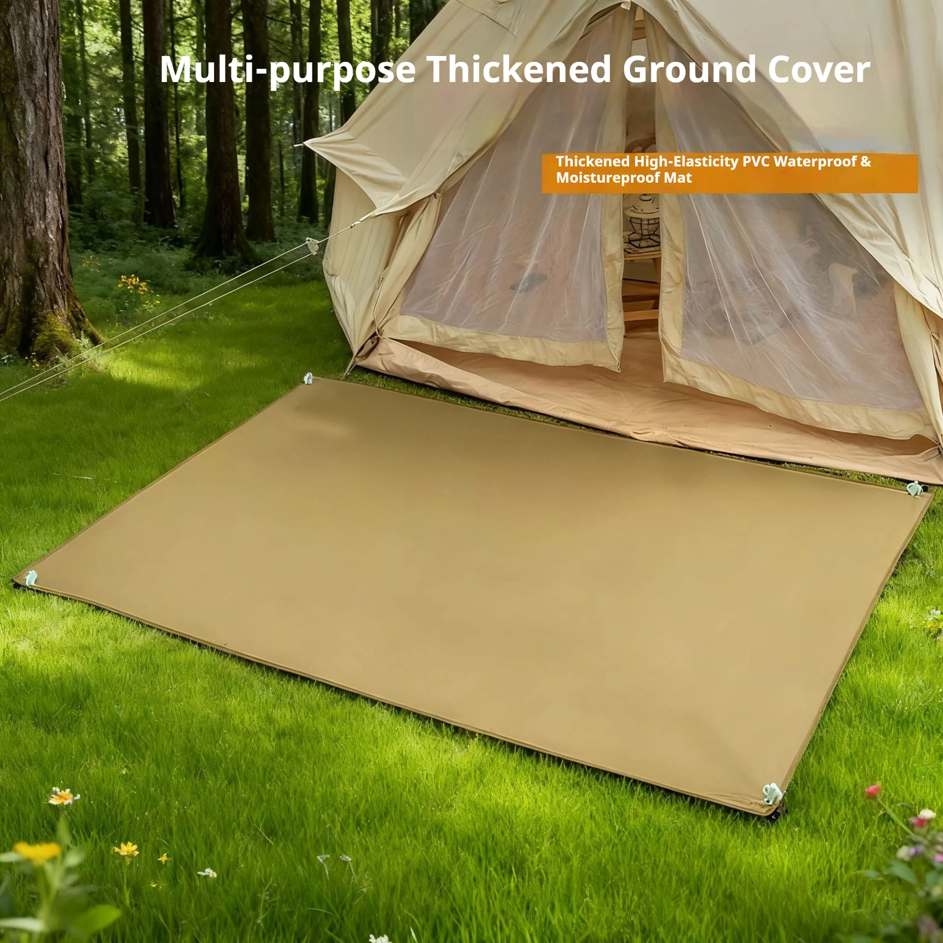 เสื่อกันน้ำและกันความชื้นแบบหน - Outdoor Camping Mat Waterproof บทวิจารณ์และราคา