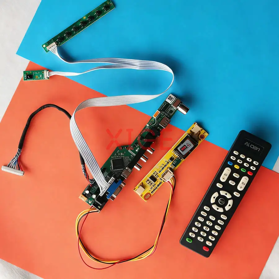 

For CLAA215FA03 M216H1 LTM230HT02 M215H1 Matrix Controller Drive Board Kit 2CCFL LVDS 30-Pin 1920x1080 HDMI+VGA+AV+USB 1920*1080