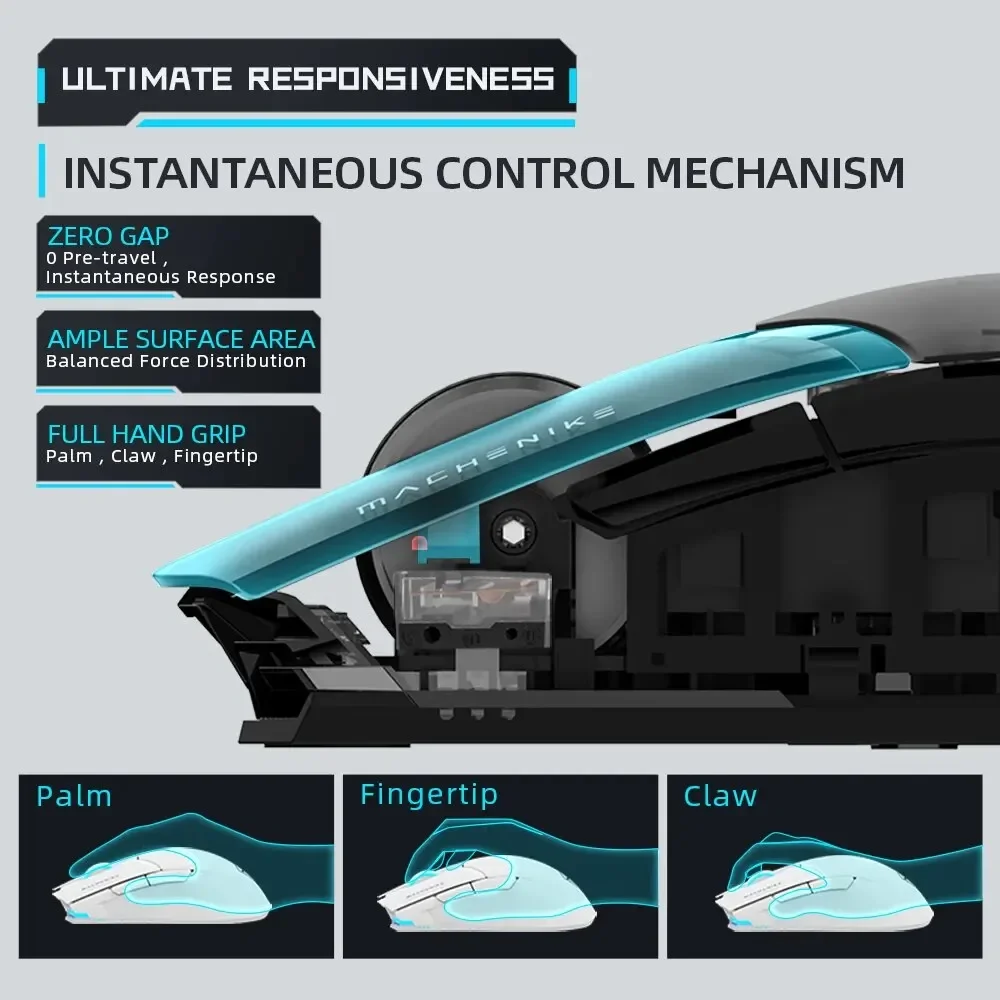 M7 Pro Gaming Maus USB Verdrahtete 2,4 GHz Drahtlose Maus PAW3395 26000DPI 650IPS 7 Taste 74g RGB für Laptop PC Maus Gamer Maus