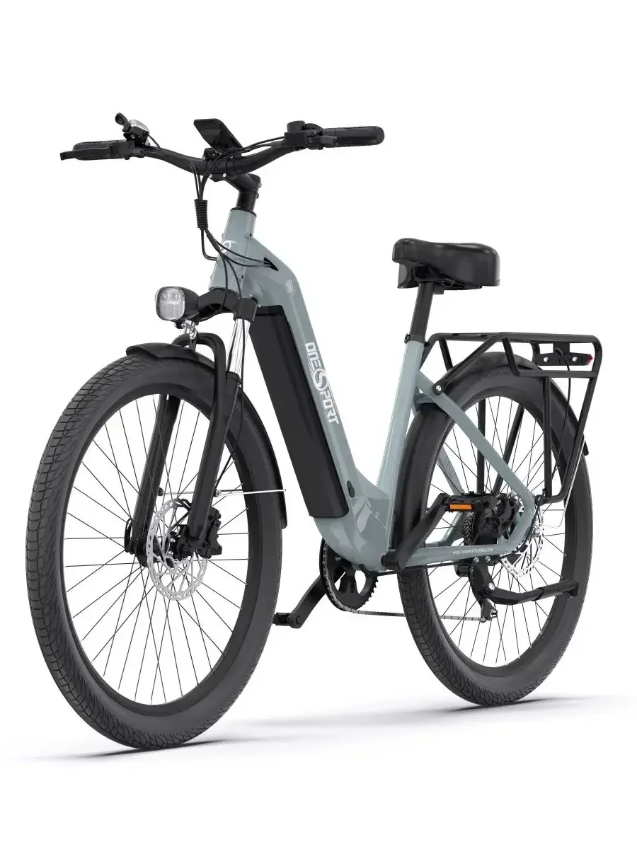 ONESPORT OT05 Elektrofahrrad für Erwachsene, 250 W Motor, E-Bike, 36 V, 18,2 Ah Batterie, E-Bike, 27,5-Zoll-Reifen, City-Elektrofahrrad