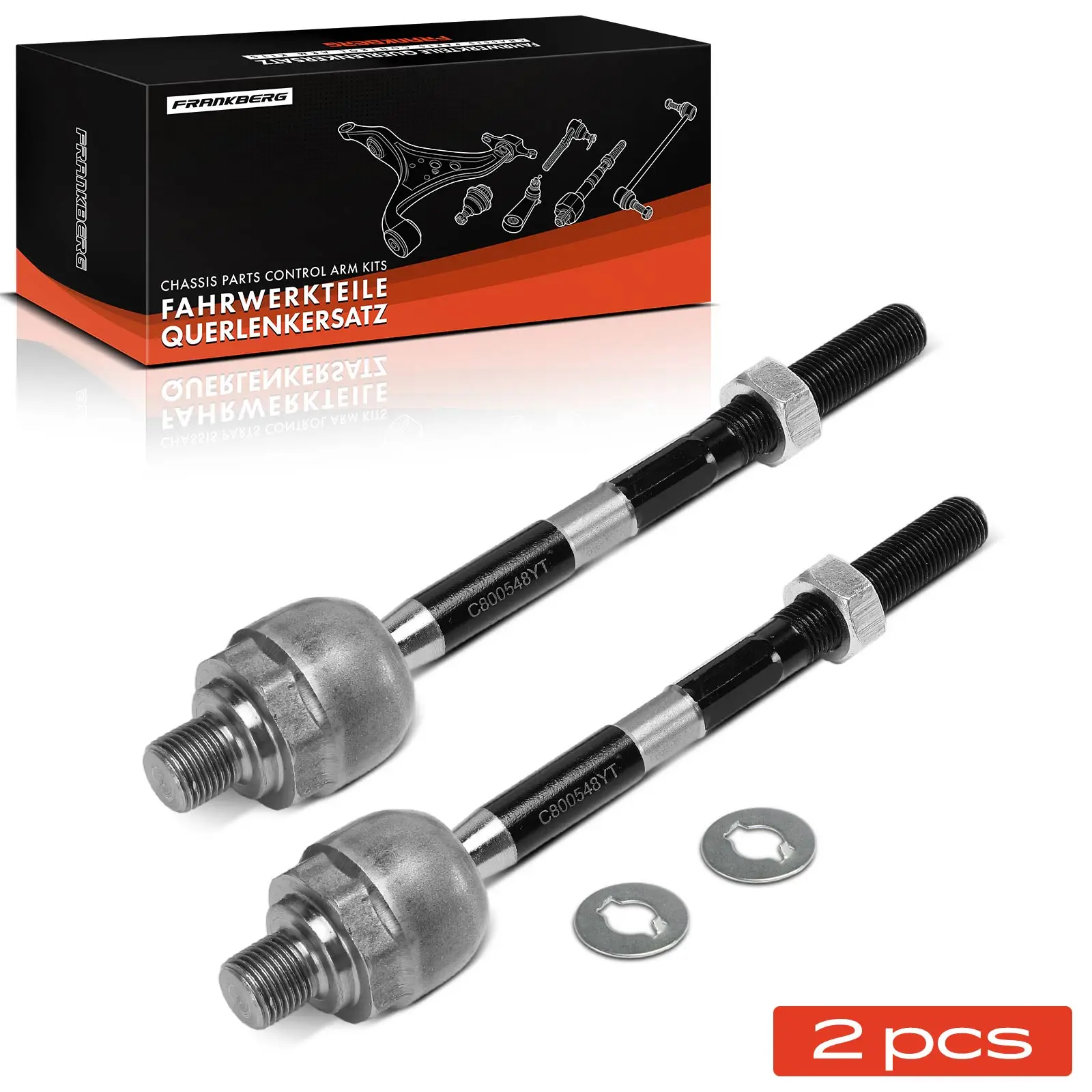 Frankberg 2x stuurstang vooras links rechts voor Porsche 911 996 911 Cabriolet 911 Targa Boxster 986 1996-2005 99634732203