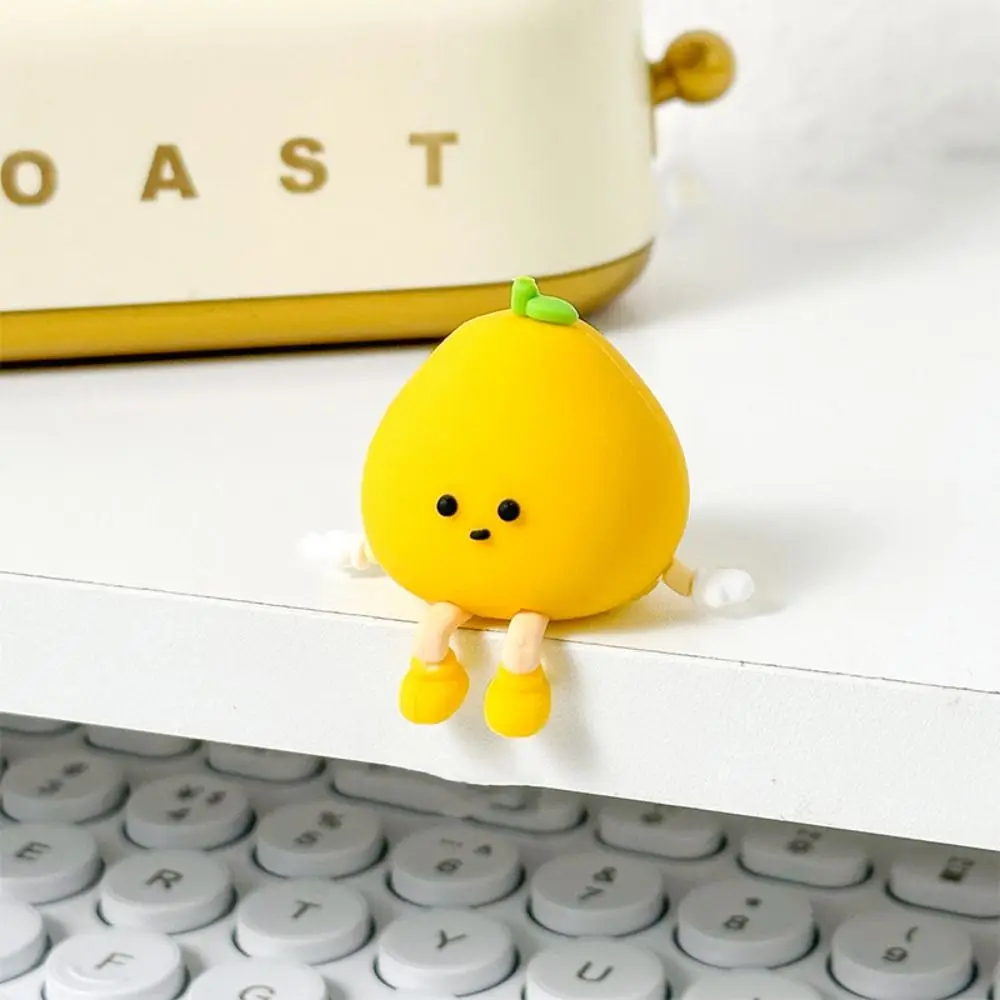Décoration de la maison suspendue Pomelo ornement Petite Miniature Mini résine dessin animé richesse artisanat dessin animé Pomelo ornements décor de bureau