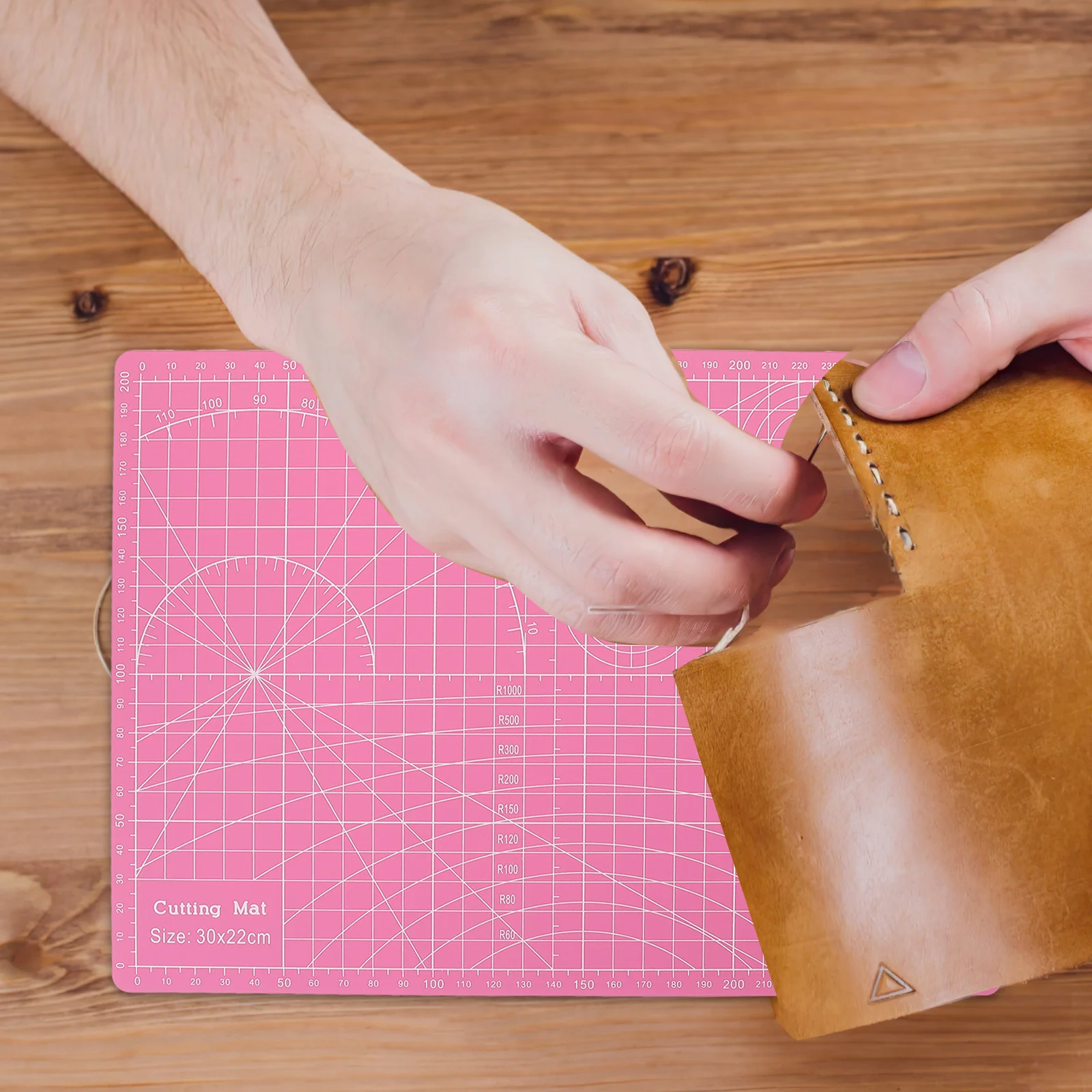 2 قطعة الحصير قطع الحرفية الرائعة البلاستيكية لوحة الحفر عدم الانزلاق DIY بها بنفسك العمل حصيرة للفنانين اللحاف الهواة قطع حصيرة