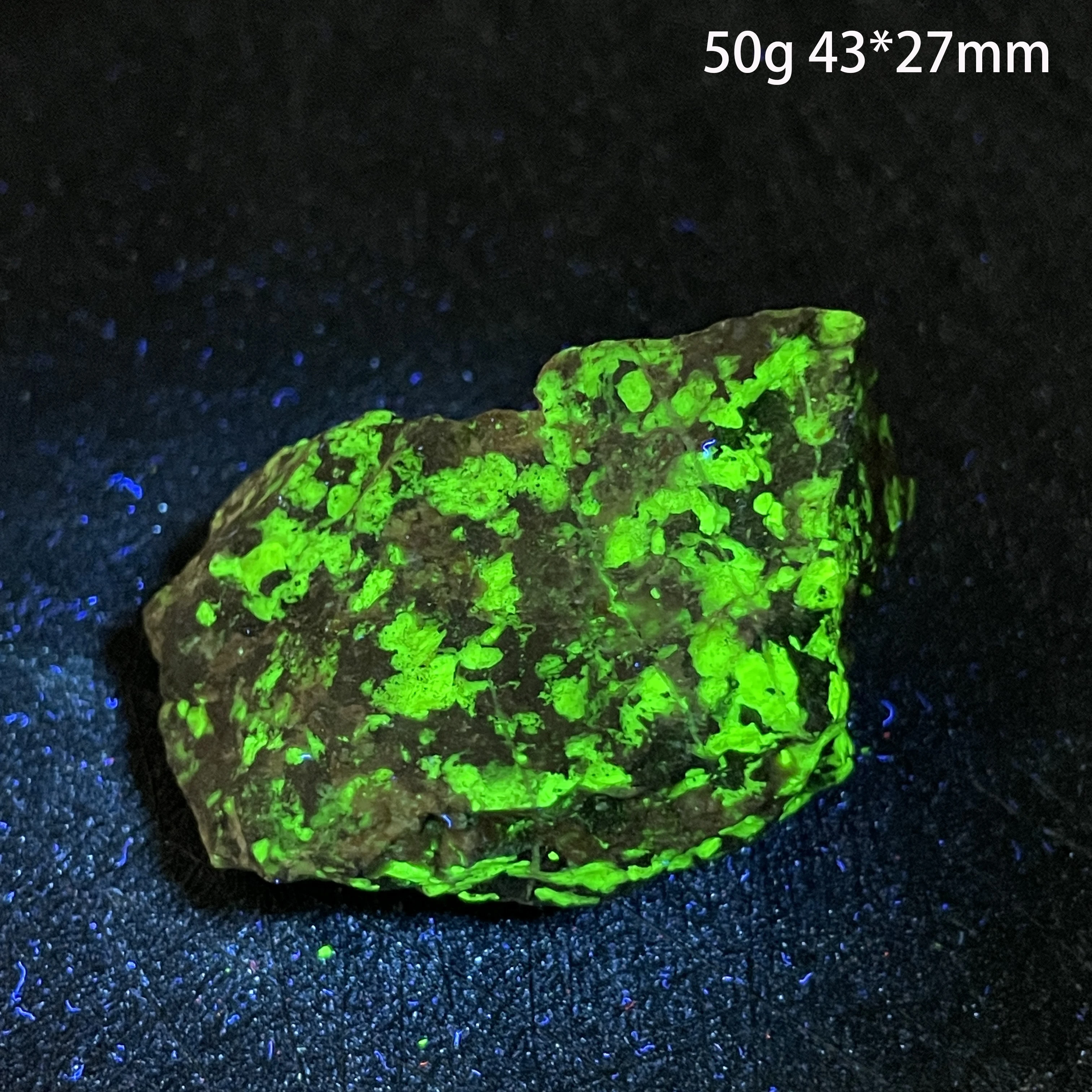 Natural America（Fluorescent Green）Willemite Rock Mineral Specimen Stones And Crystals Healing Grystals Quartz Home Decorations