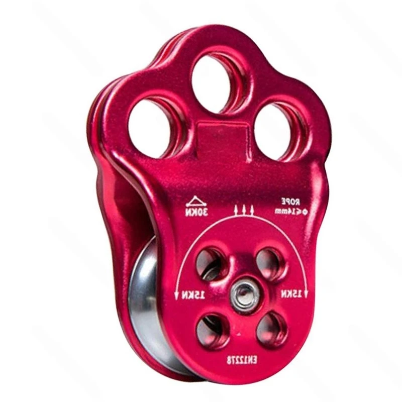 【Price Drop !!】Arborist Tree Climbing Pulley 30KN Hitch Climber Pulley Bearing Equipment For Rigging Hauling A view 6