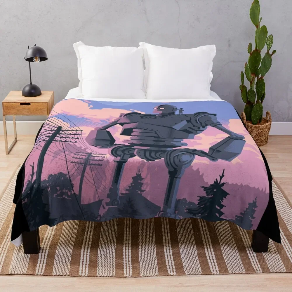 

Iron Giant Throw Blanket funny gift Sofa Sofa Quilt Blankets