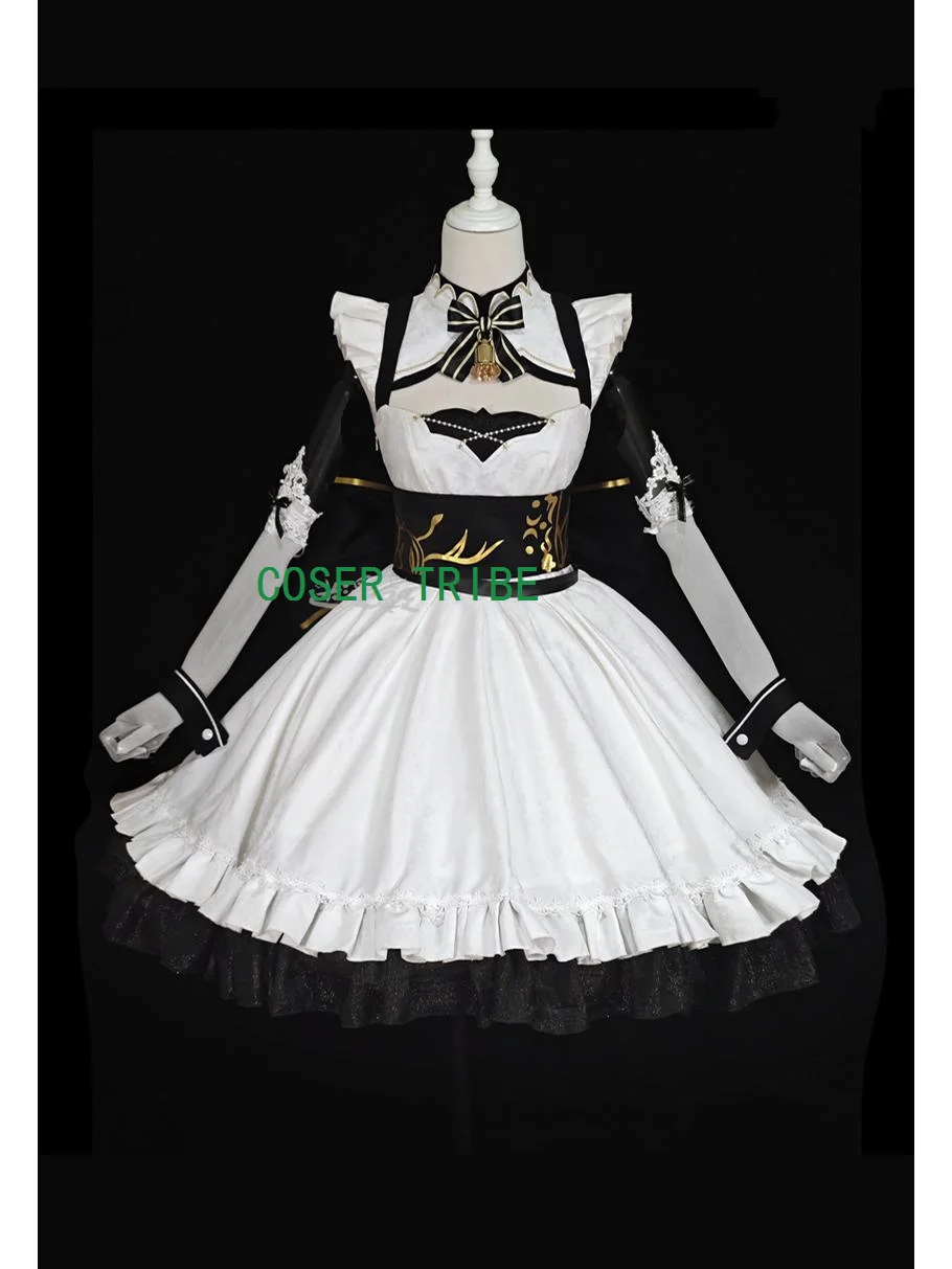 

COSER TRIBE Azur Lane Jervis платье на заказ косплей костюм Cos игры аниме вечерние униформа Хэллоуин играть ролевая одежда одежда