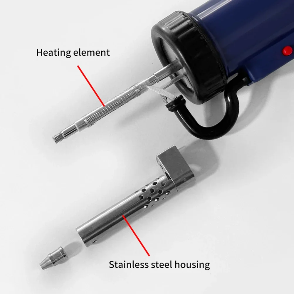 BBT-680 Electric Solder Tin Sucker Removal Pump with 3 Suction Tip Automatic Vacuum Desoldering Pump AC 110V/220V 30W Repair