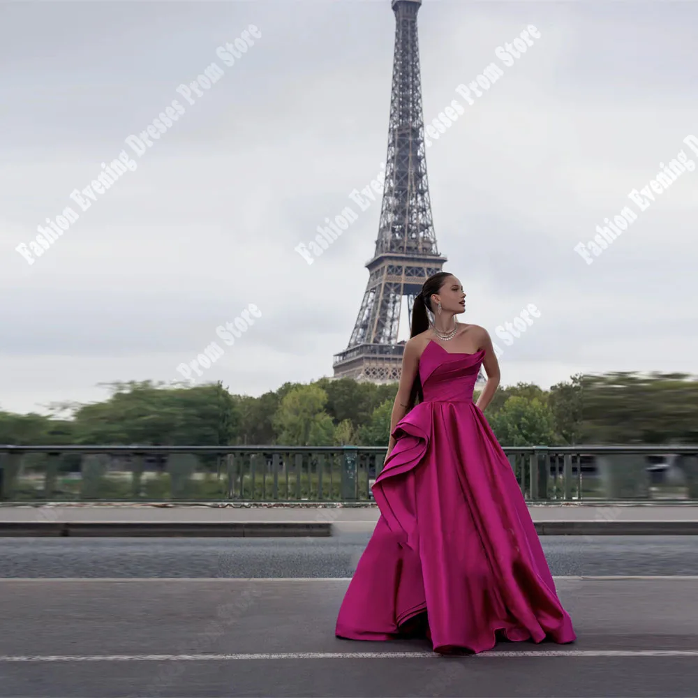 Fascinante robe de soirée en tissu satiné pour femme, robe trapèze en fibre, robes de Rhmodernes et sexy, robe éducative pour les occasions spéciales