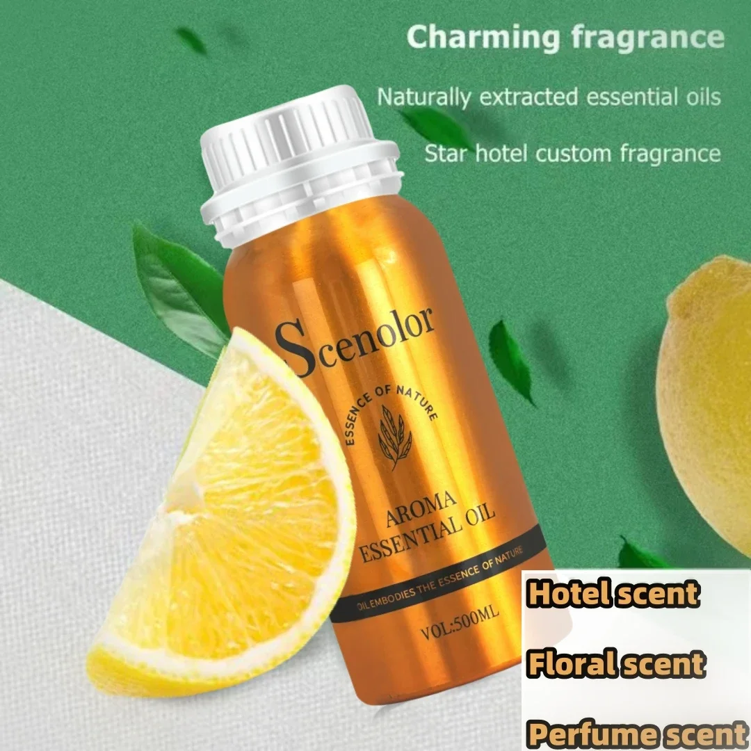 500ML 향수 에센셜 오일 가정용 방향제 아로마 디퓨저 기계 순수 식물성 유래 유명 브랜드 에센셜 오일