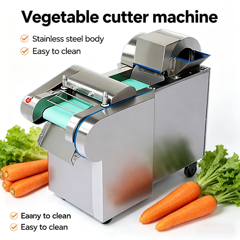 

Upgrade Meat Slicer Commercial Electric flesh Slicing Machine Automatic Vegetable Cutter Dicing Maker