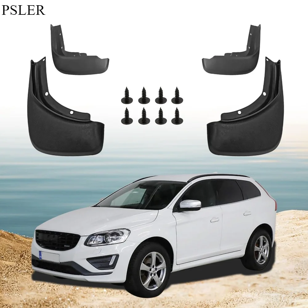 

4PCS Car Mud Flaps Mudguard Splash Guards Fender Mudflaps Auto Accessories for Volvo XC60 2014 2015 2016 2017 14 15 16 17