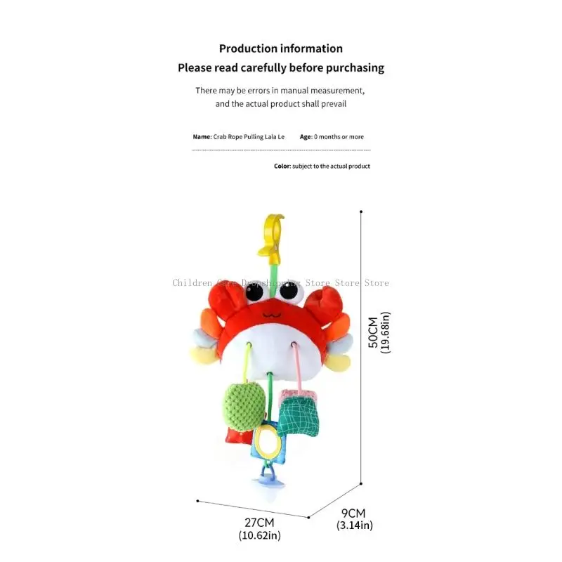 Musical Mobile Cartoon Racet Hanging Toy for Baby Bed Poustre