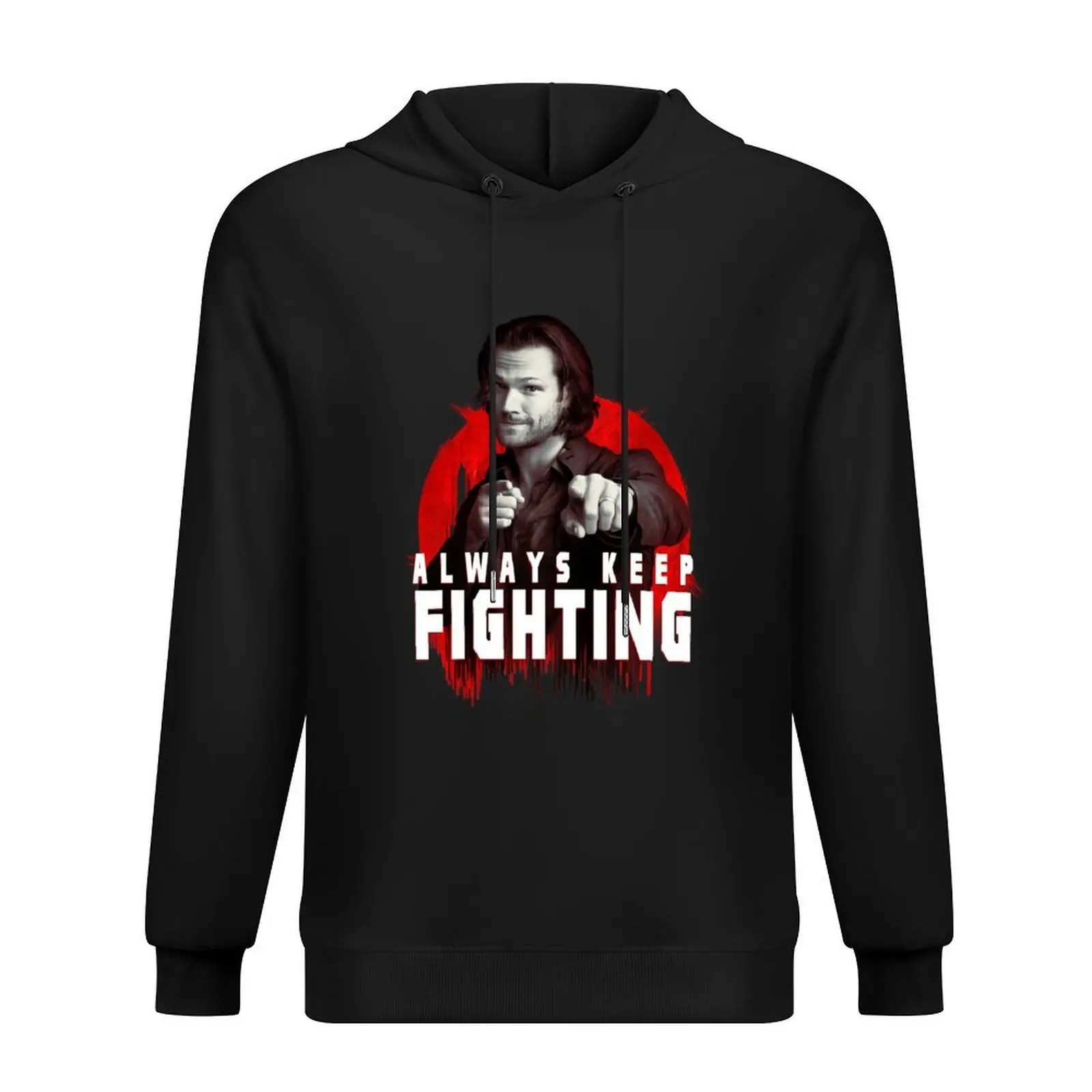 

ALWAYS KEEP FIGHTING jared padalecki Hoodie mens clothing men's coat men's sweat-shirt set autumn hoodies for men high quality