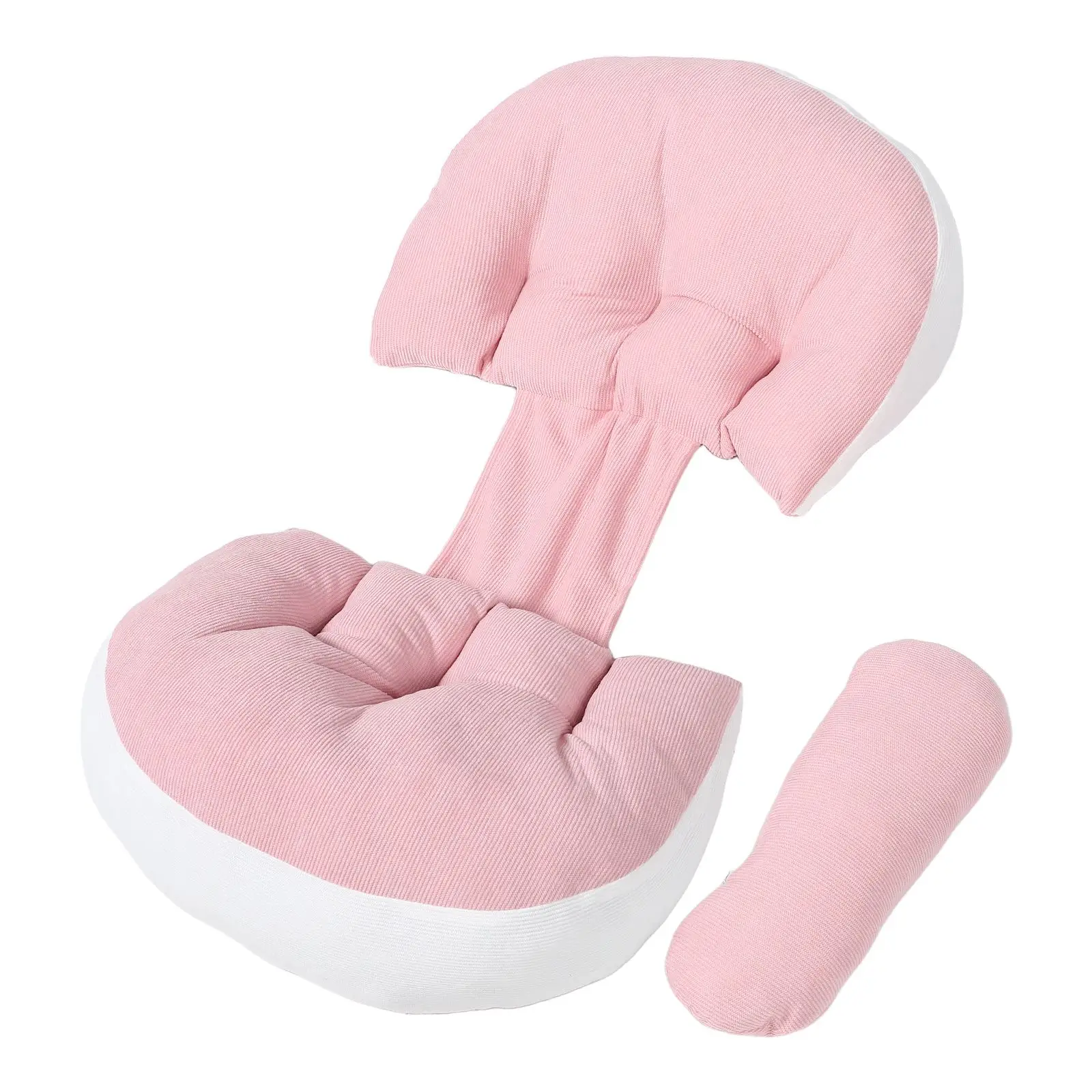 Maternity Pillow Pregnancy Back Support U Shaped Belly Support Polyester Wedge Shape Pregnant Women Cooling Side
