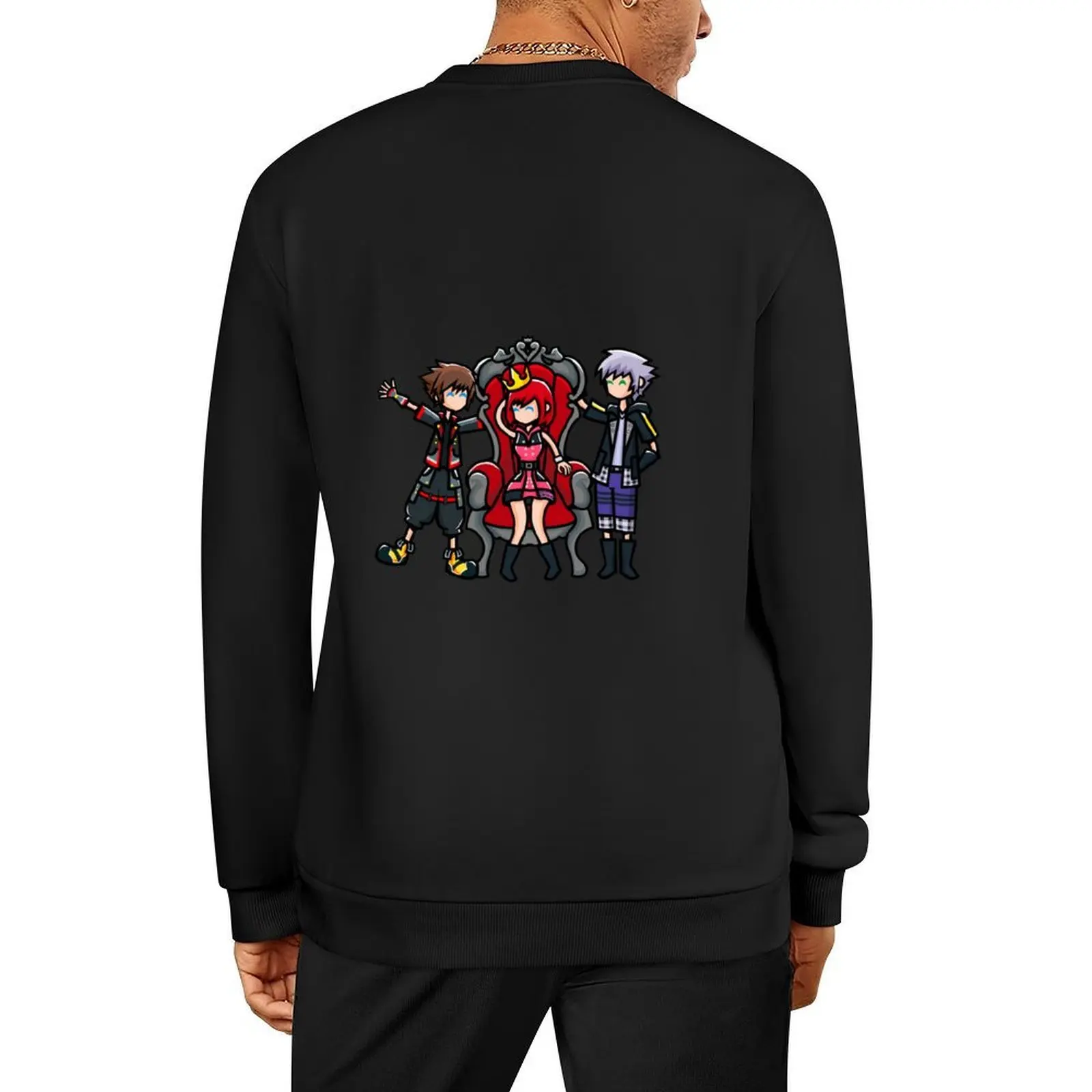

Sora, Riku, Kairi Pullover anime clothes men wear male clothes anime clothing sweatshirt male