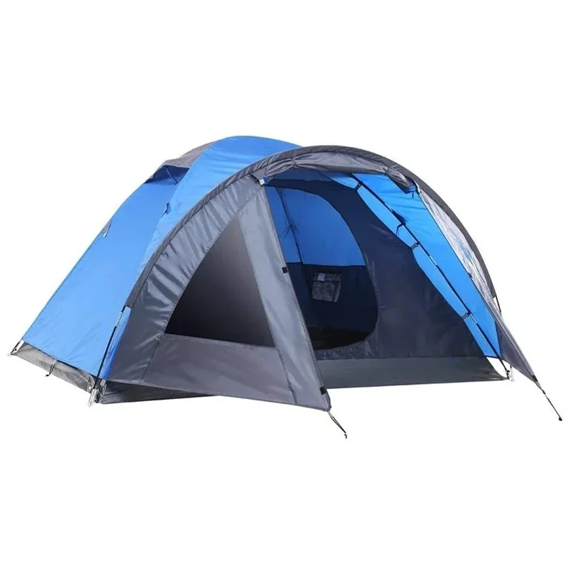 4 Person Printed Family Camping Tent, Large Waterproof Outdoor Shelter
