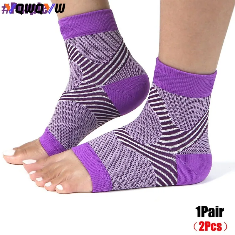 1Pcs Ankle Support Plantar Fasciitis Compression Socks for Women and Men, Ankle Compression Sleeve for Basketball Football