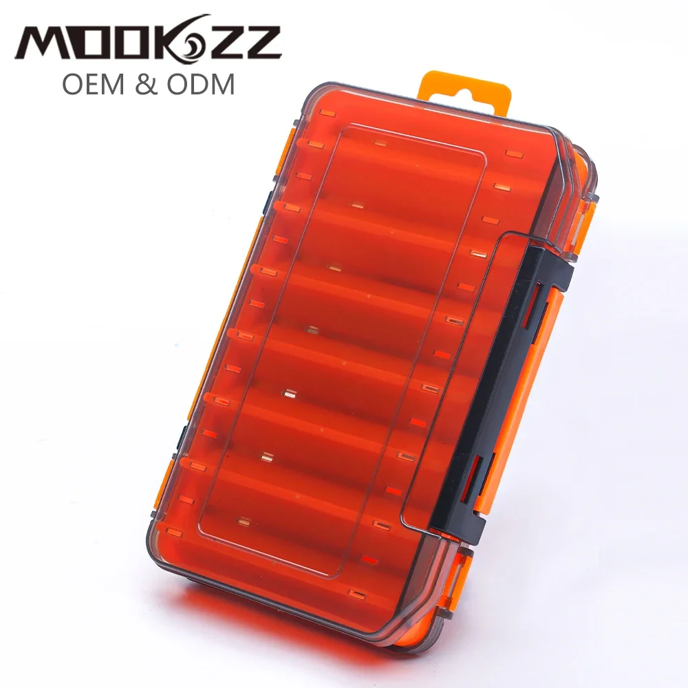 MOOKZZ  Fishing Lure Box Double Sided Spinner Bait Minnow Popper  Fishing Tackle Box  182G