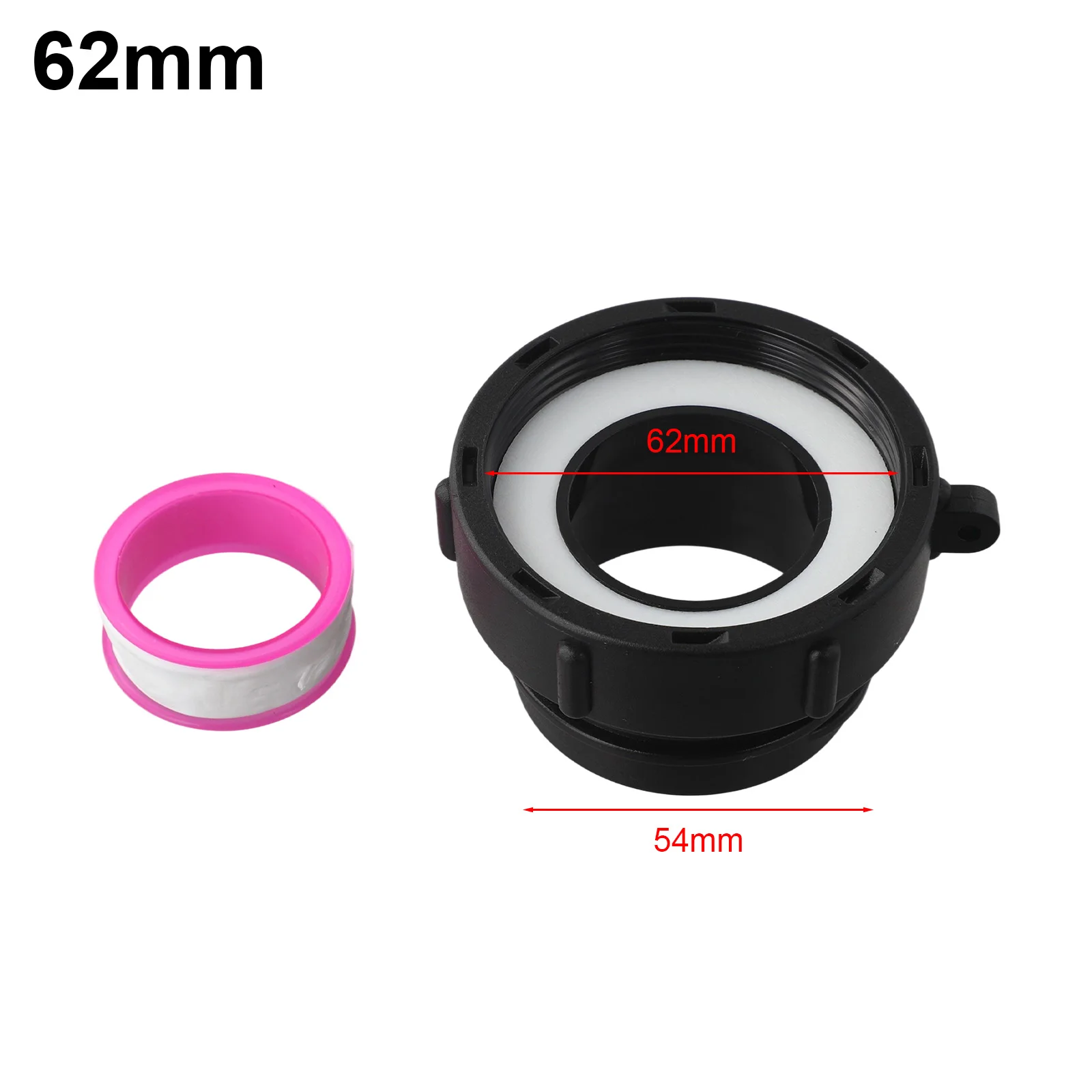 Garden Irrigation Home Water Management IBC Cap Dispenser 62mm Thin To 54mm Thick PP Plastic Material Plastic Strength