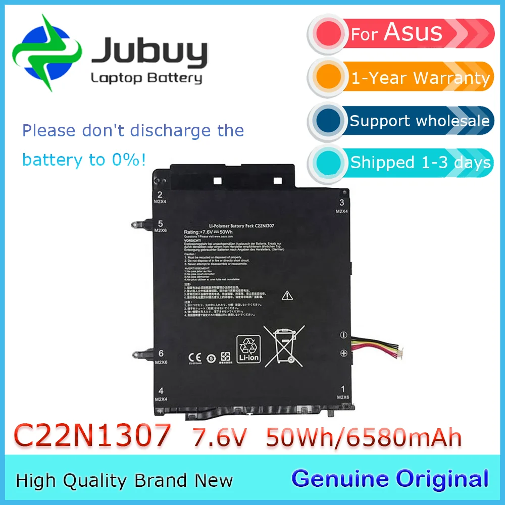 C22N1307 7.6V 50Wh Original Laptop Battery for ASUS Transformer Book T300LA T300LA-DH51T T300LA-XH71T