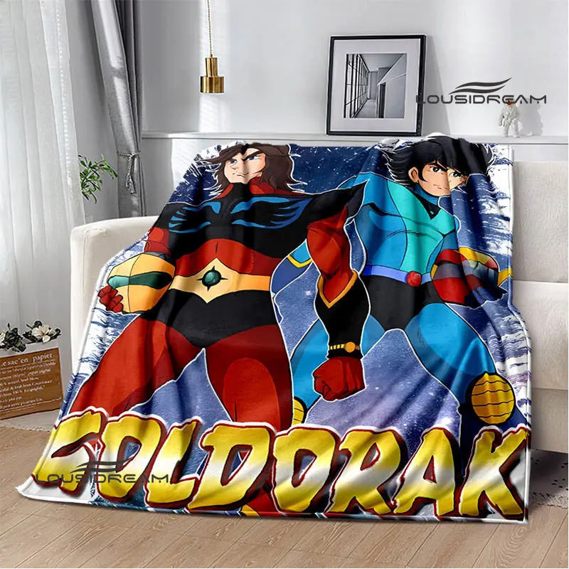 UFO ROBO GRENDIZER GOLDORAK coperta con stampa coperta sottile coperta anime Coperta da picnic regalo di compleanno