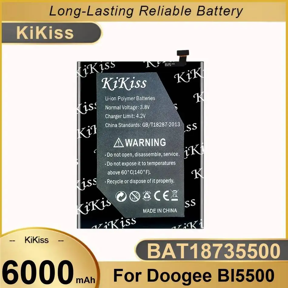 

6000 мАч BAT18735500 для Doogee BL5500 долговечный аккумулятор для мобильного телефона