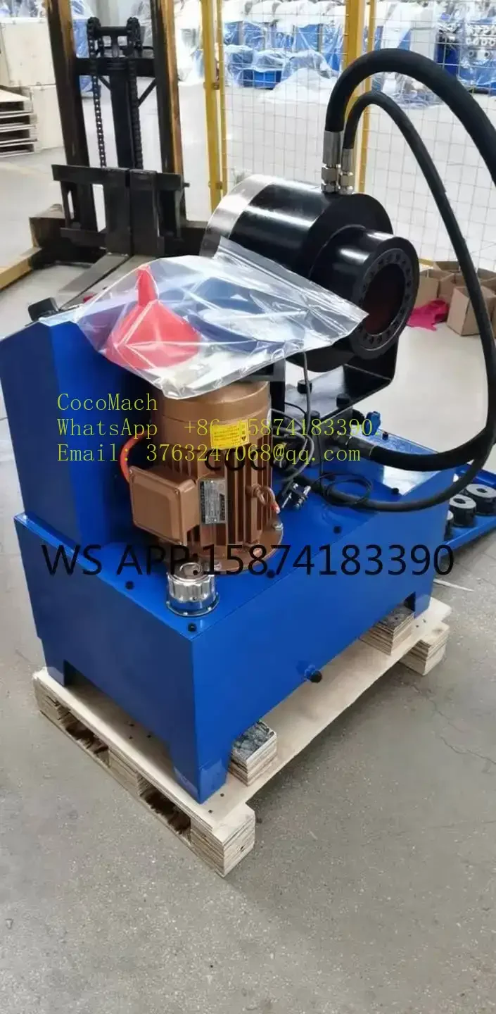 Steel Hydraulic Pipe Crimping Tool Quick Replace Dies Rubber Hose Swaging Machine