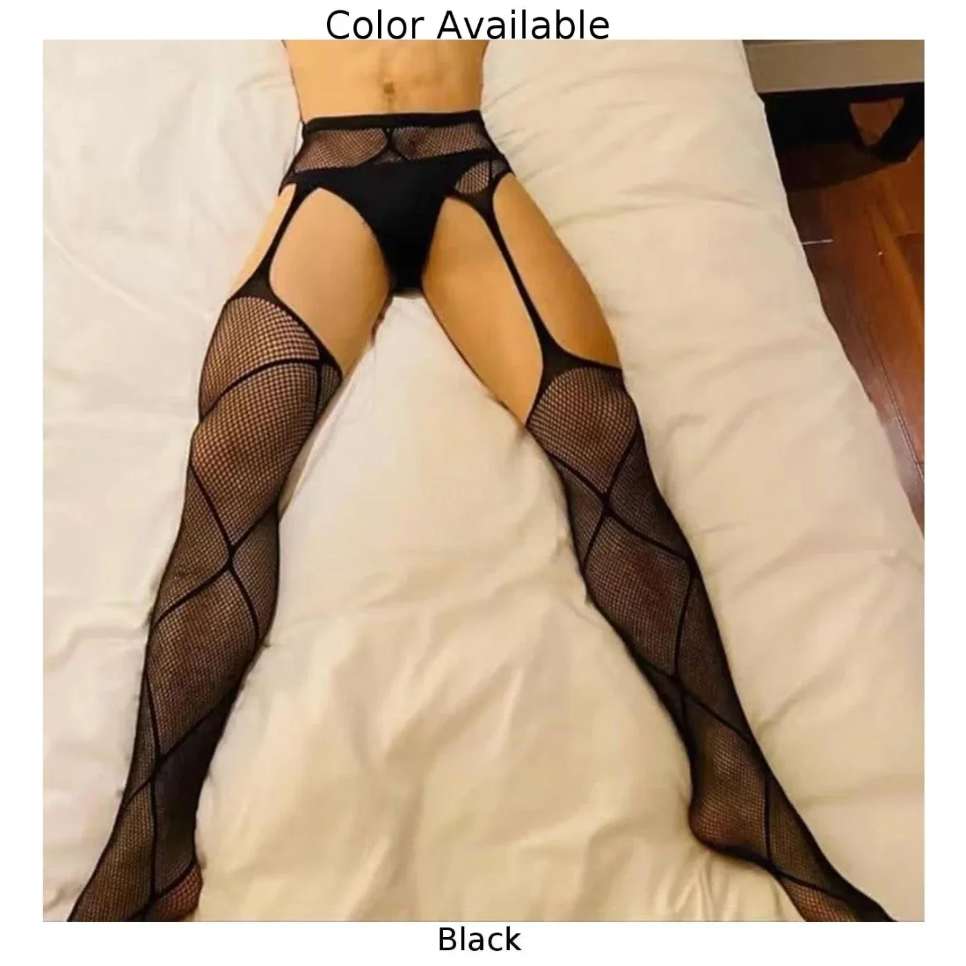 Mens Leotard Sexy Breath Mesh Socks Slimming Nightclubs See Through Stockings Hollow Out Pantyhose Hosiery Gay Erotic Lingerie