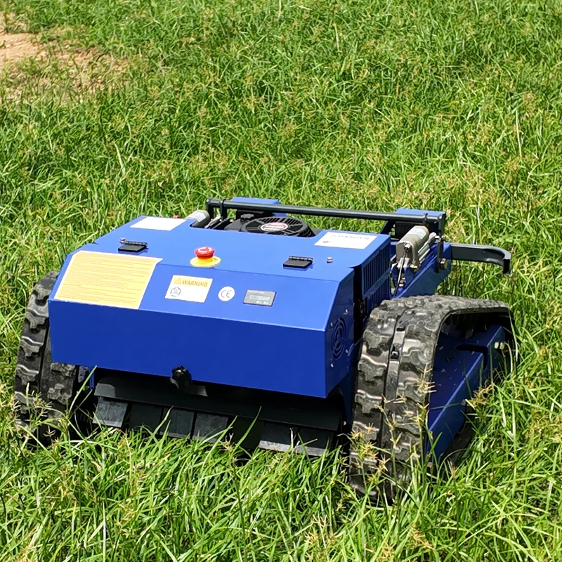 로봇 잔디 깎는 기계 원격 제어 24V 맞춤형 잔디 절단기 가정 정원 야외 사용