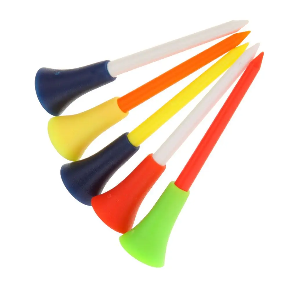 Durable 83mm 50 PCS/lot Outdoor Sports Golf Tees Golf Accessories Rubber Cushion