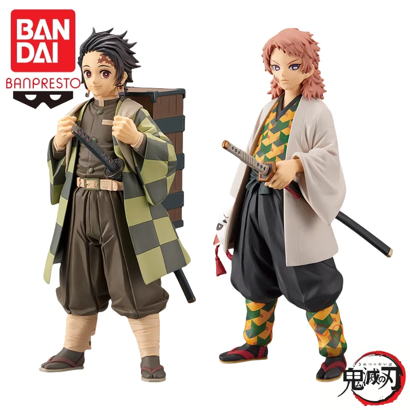 In Stock Bandai Original Banpresto Demon Slayer 19 Kamado Tanjirou Sabito Action Figure Model Doll Brand New Boxed