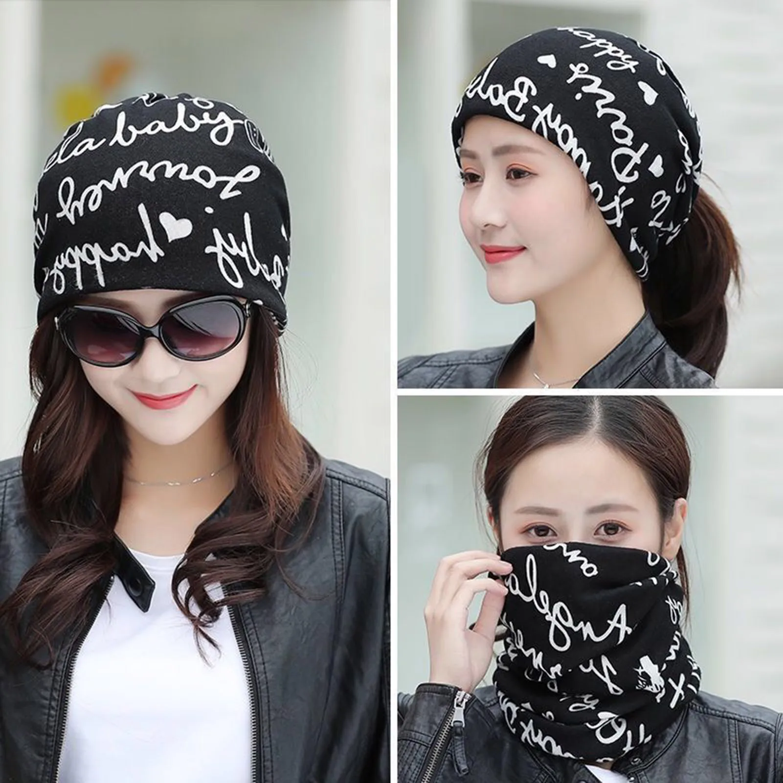 1 Pack Slouchy Beanie Hat Soft Cotton Polyester for Daily Outdoor Use Breathable Sun Protection Windproof Cover Cap