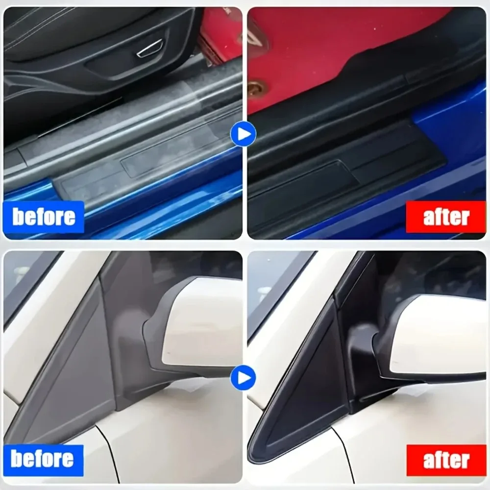NEW Car Scratch Remover & Plastic Repair Paste - Yellowing Refurbishment & Glossy Surface Enhancer for Interior/Exterior Plastic