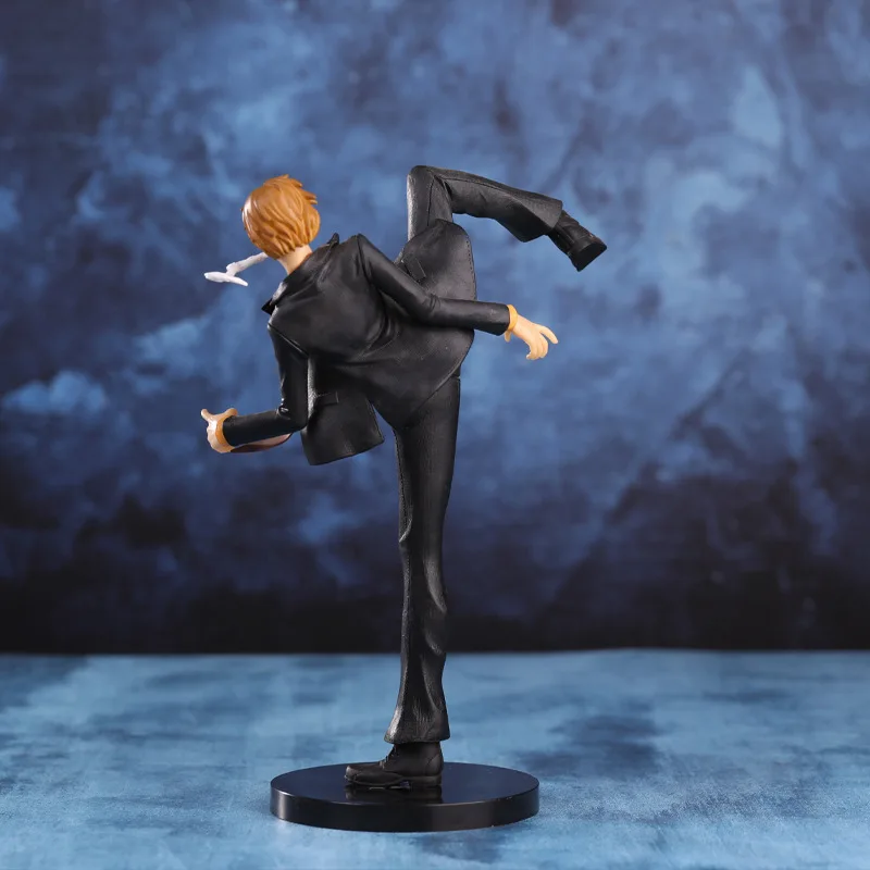 Bandai 26Cm Een Stuk Anime Figuur Sanji Action Figure Vinsmoke Sanji Figma Pvc Model Pop Collectie Speelgoed Cadeau Kids