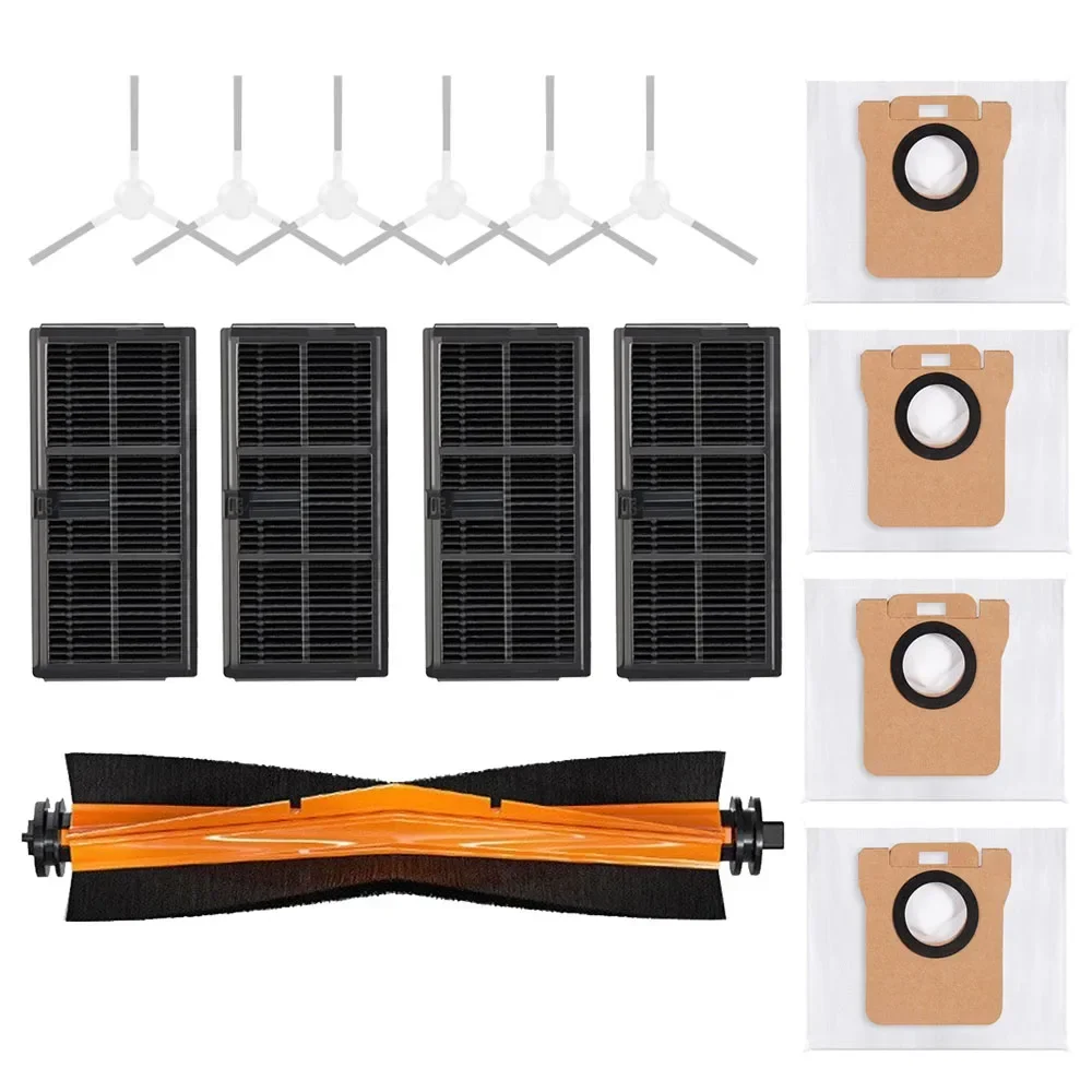 Filtro HEPA de Cepillo Lateral principal para Xiaomi Mijia M30S D103CN, accesorios para robot aspirador, piezas de repuesto para bolsa de polvo de paño de mopa