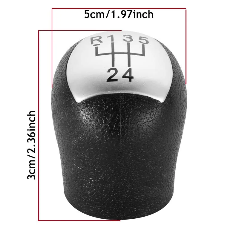 For Renault Twingo Scenic Megane Laguna Kangoo Clio II 2 MK2 172 18 Logan ABS Car Gear Shift Knob Lever Shifter Stick Pen Head