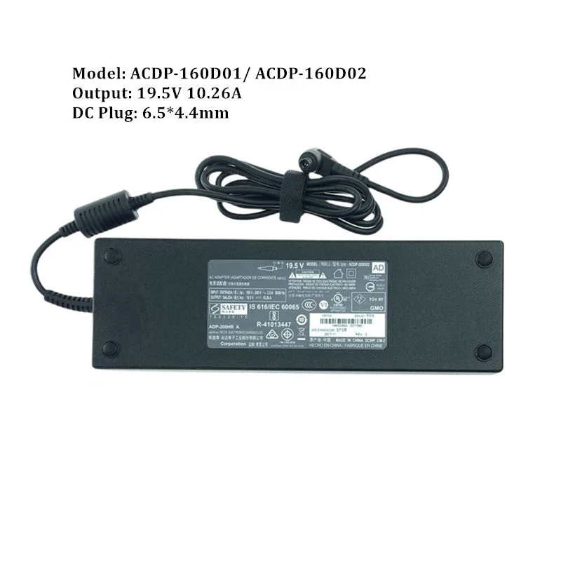 19.5V 10.26A Genuine AC Power Adapter Charger for Sony Bravia TV 55X9000E 55S8500D ACDP200W ADP-200HR A ACDP-200D01 ACDP-200D02