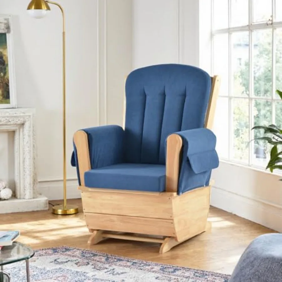

SafeRocker Standard Glider Rocker - Baby Feeding and Rocking Chair for Nursery, Office, School, Daycare Environment - Cut Pile