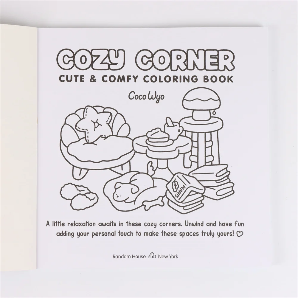 Cozy Corner: Coloring Book for Adults and Teens Featuring Educational Doodles Book For Relaxation image 4