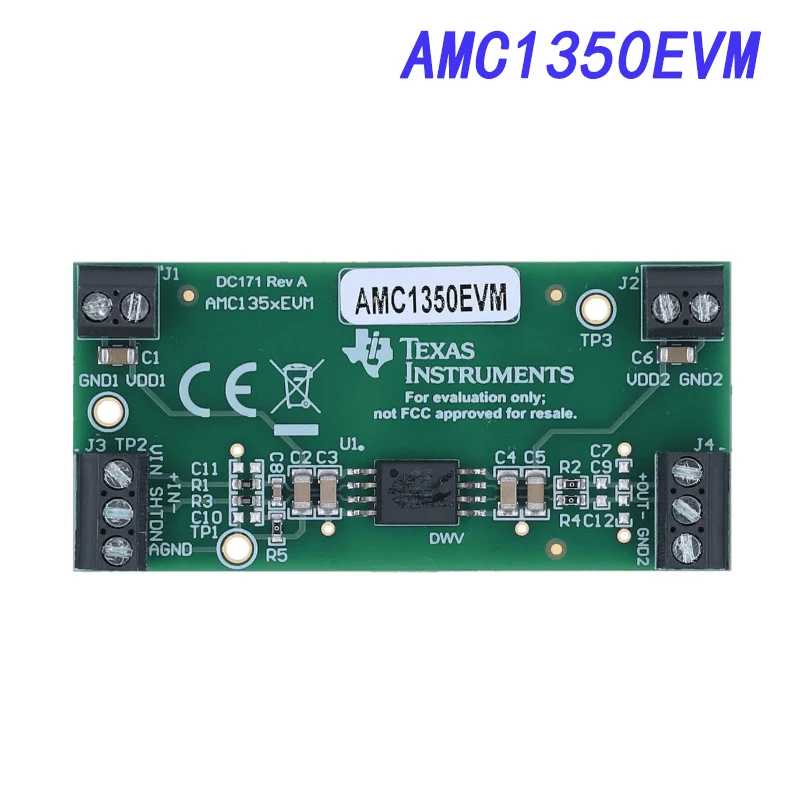 

AMC1350EVM Amplifier IC Development Tools AMC1350 evaluation module for +/-5-V-input precision reinforced isolated amplifier