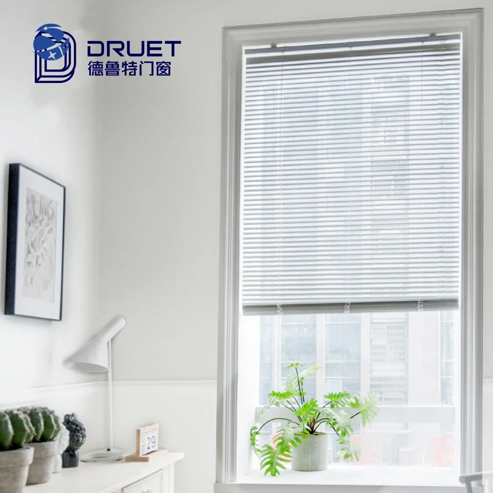 New Construction Replacement Jalousie Awning Single Aluminum  Window in White Glass Louver window