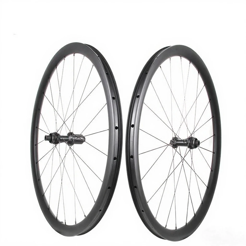 AliExpress NONE 700c Carbon Fiber Road Disc Wheels Bicycle Accessories Shiman0 11 12 Speed Compatible Wheel for Enhanced Cycling Performance