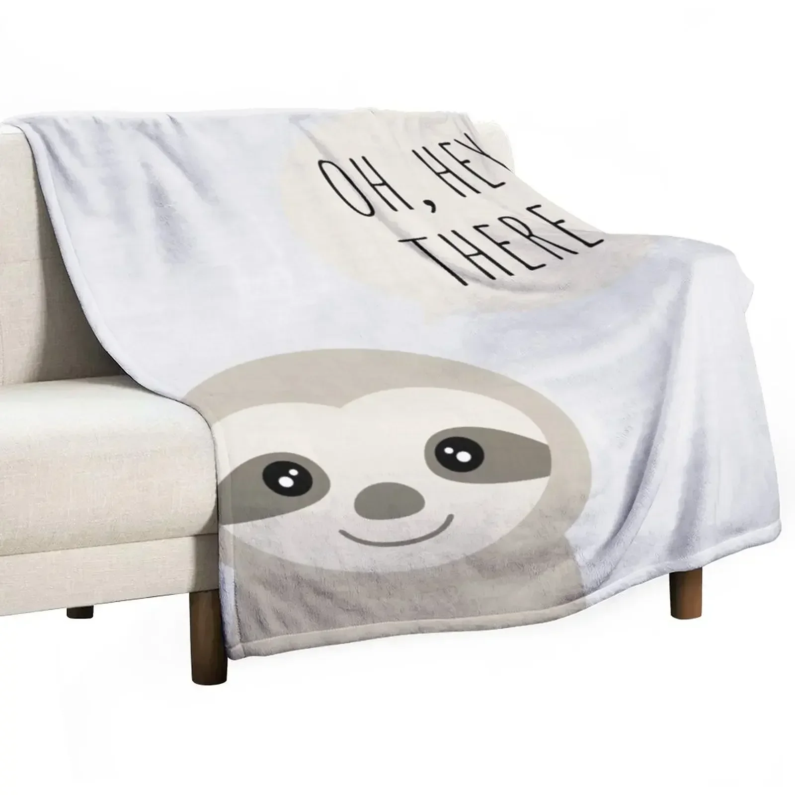 

Oh, Hey There Sloth Throw Blanket Retros Blankets For Bed Blankets