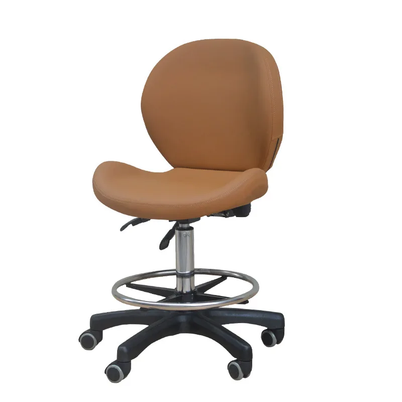 Taburete de Bar, muebles de salón, salón de belleza, silla de pestañas profesional portátil, plegable, giratorio, reclinable, sofá de oficina para peluquero