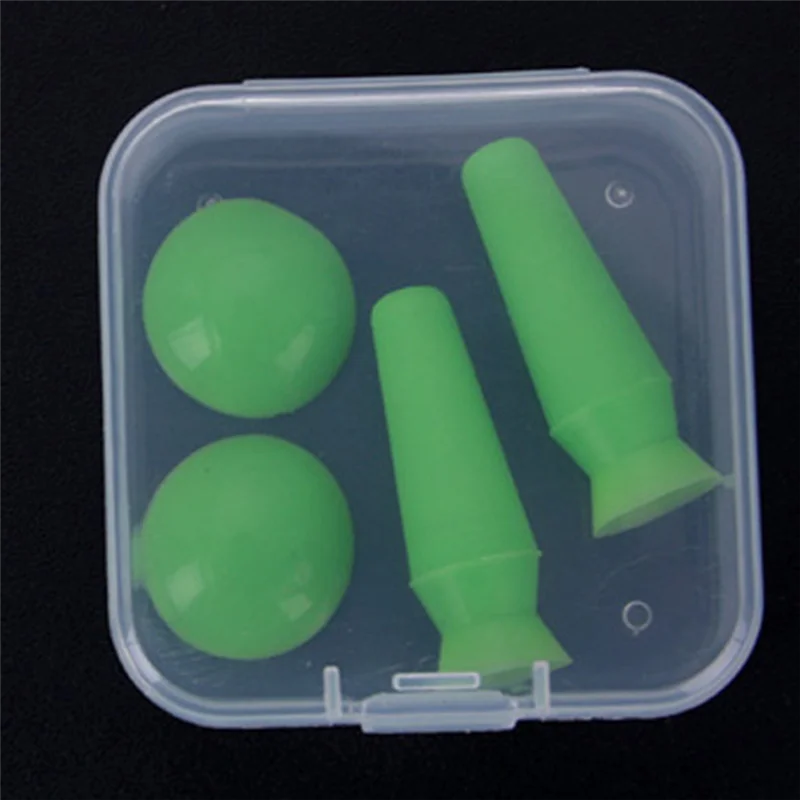 

A27F-Silicone Eyeball Protective Cover Embedded Wire Double Eyelid Protectors Prosthetic Eye Piece Suction Cup Blue